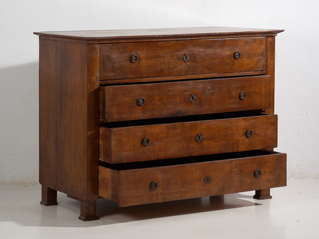 Cómoda antigua de cuatro cajones (c.1850) #85