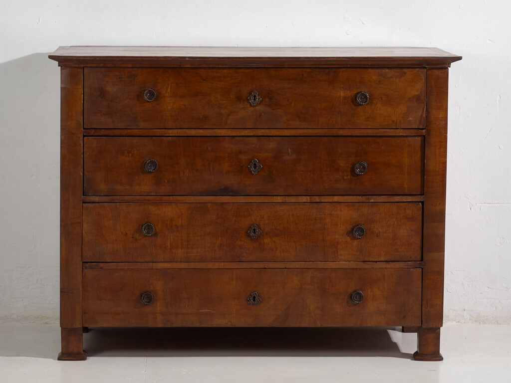 Cómoda antigua de cuatro cajones (c.1850) #85