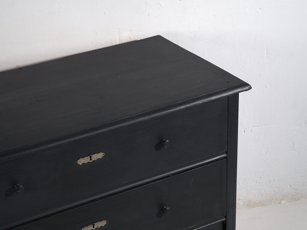 Antique chest of drawers in dark tones (c.1920) #86