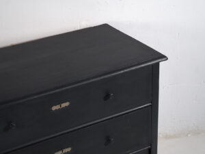 Antique chest of drawers in dark tones (c.1920) #86