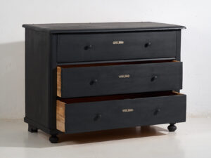 Antique chest of drawers in dark tones (c.1920) #86