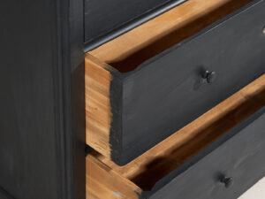 Antique chest of drawers in dark tones (c.1920) #86