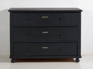 Antique chest of drawers in dark tones (c.1920) #86