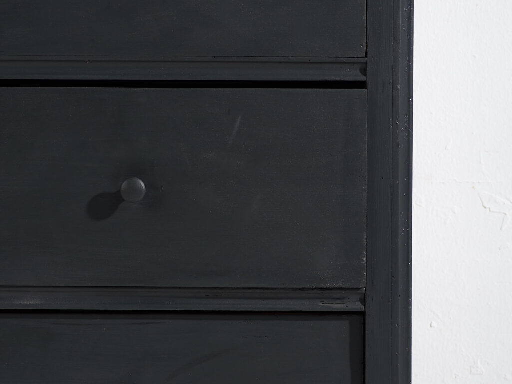 Antique chest of drawers in dark tones (c.1920) #86