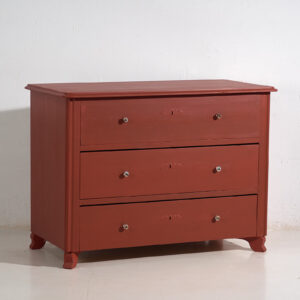 Antique red terracotta chest of drawers (c.1920) #91