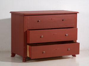 Antique red terracotta chest of drawers (c.1920) #91
