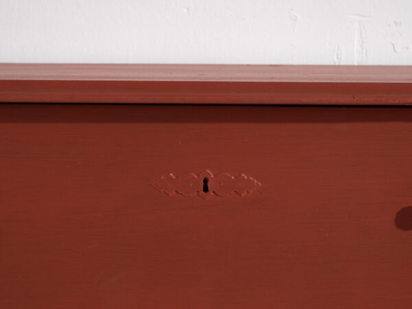 Commode ancienne en terre cuite rouge (vers 1920) #91