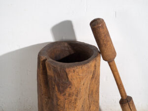 Mortero asiático antiguo (c.1920) #2