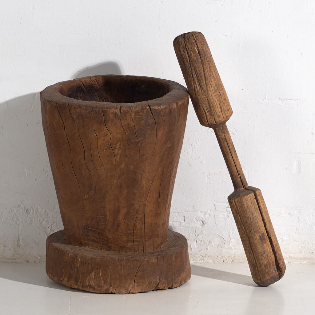 Antiguo mortero oriental (c.1920) #3