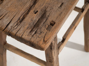 Tall antique bedside table (c.1900) #11