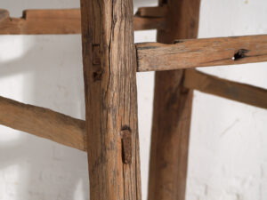 Tall antique bedside table (c.1900) #11