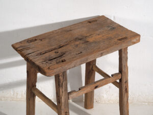 Tall antique bedside table (c.1900) #11