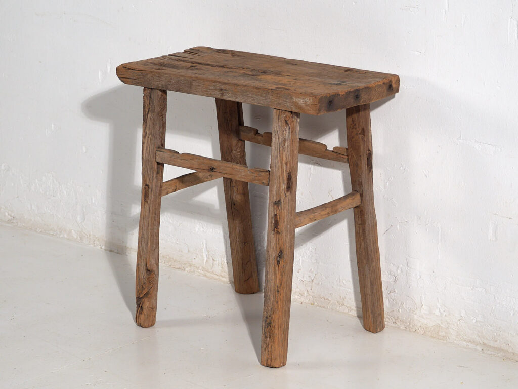 Tall antique bedside table (c.1900) #11