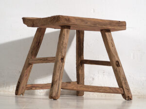 Antigua mesita de noche de estilo wabi sabi (c.1900) #13