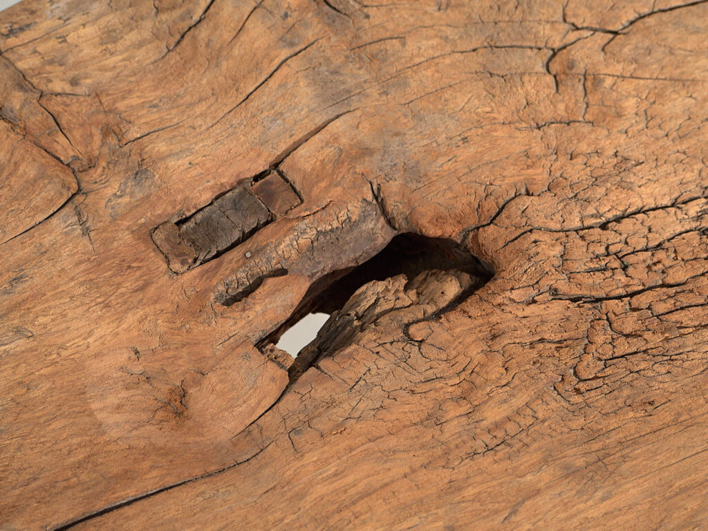 Antigua mesita de noche de estilo wabi sabi (c.1900) #13