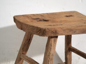 Antigua mesita de noche de estilo wabi sabi (c.1900) #13