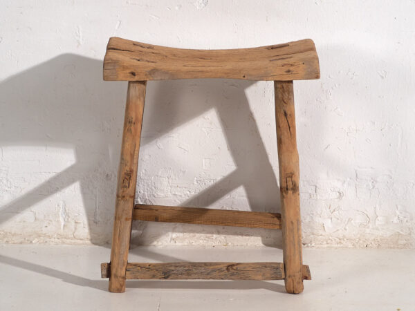 Antiguo taburete de estilo wabi sabi (c.1900) #3
