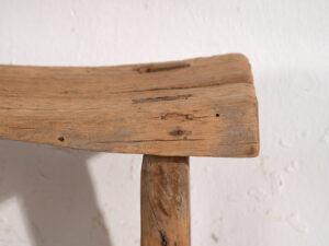 Tabouret ancien de style wabi sabi (c.1900) #3
