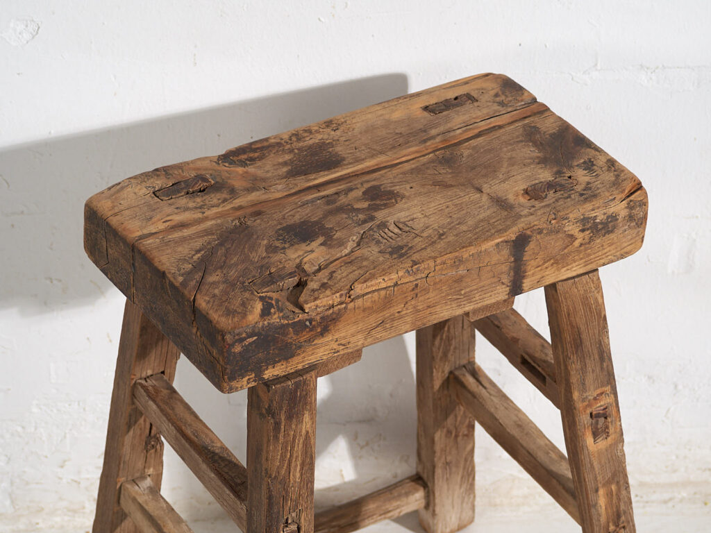 Mesita rectangular antigua (c.1900) #5