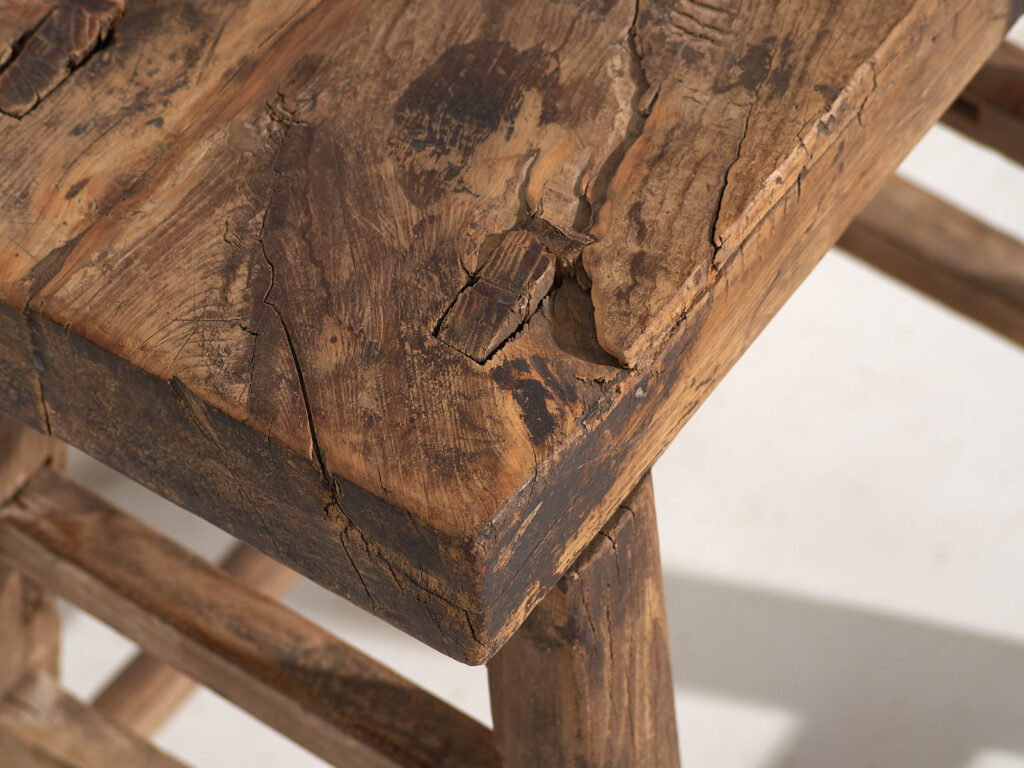 Mesita rectangular antigua (c.1900) #5