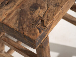 Mesita rectangular antigua (c.1900) #5