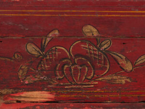 Étui rectangulaire ancien avec motifs floraux (c.1900) #3