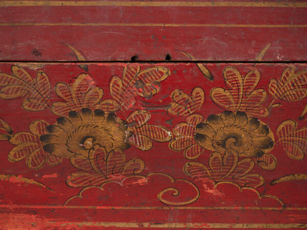Antique red case with floral details (c.1900) #44