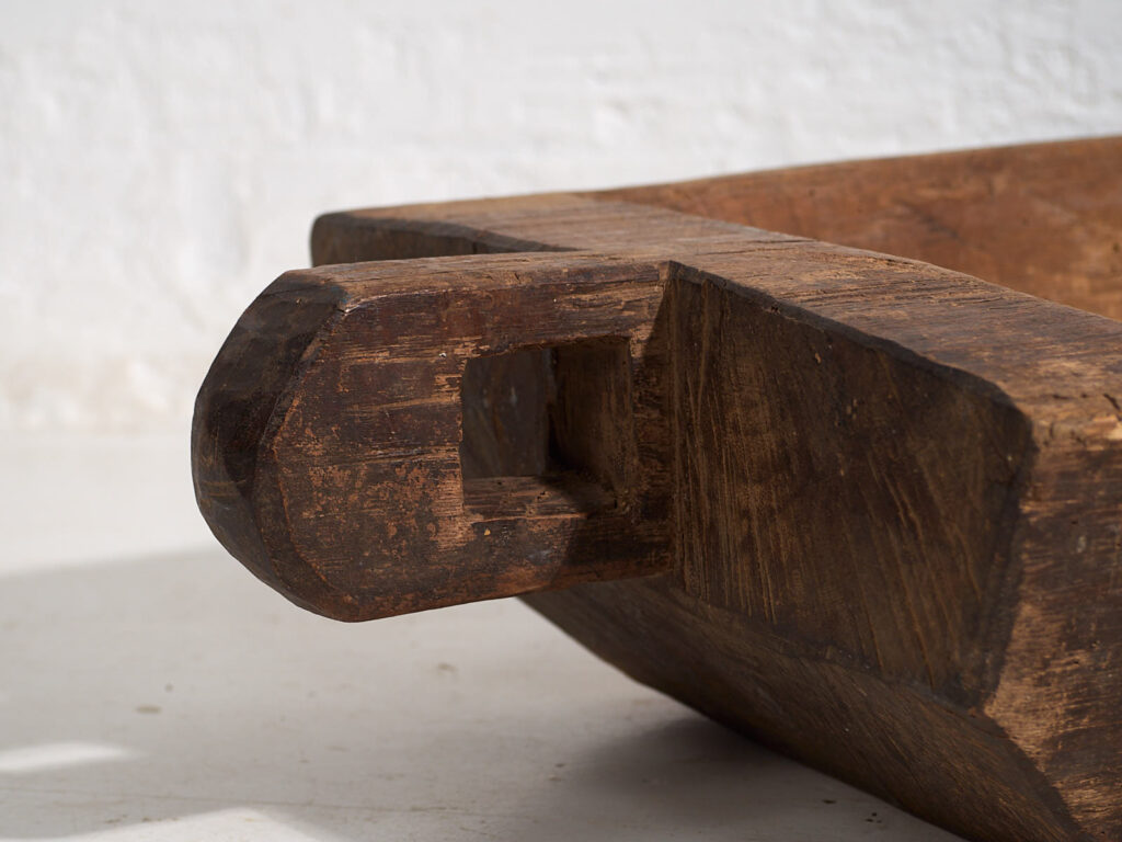 Antique solid wood trough (c.1900) #6
