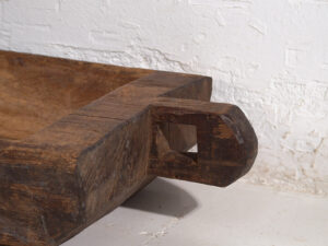 Antique solid wood trough (c.1900) #6