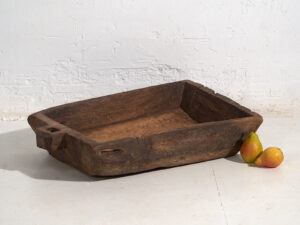 Bandeja antigua de estilo wabi-sabi (c.1900) #7