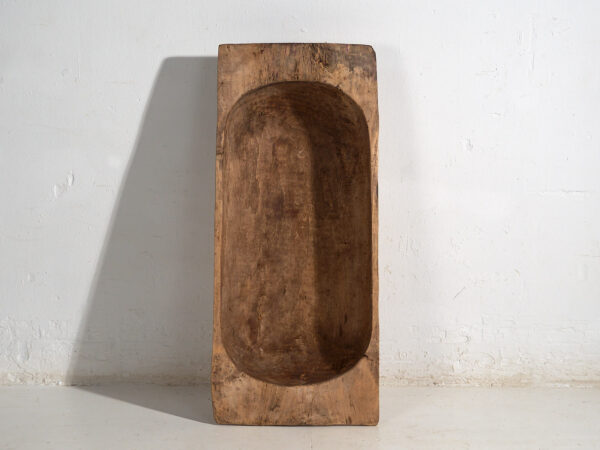 Bandeja antigua de madera maciza (c.1900) #10