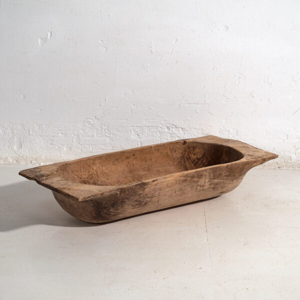 Bandeja antigua de madera maciza (c.1900) #10
