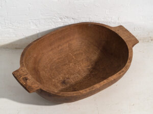 Antique solid wood bowl (c.1900) #27