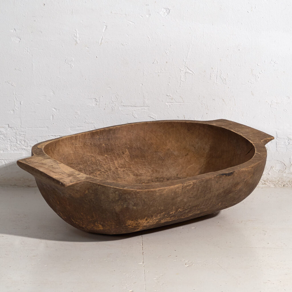 Cuenco de amasar harina antiguo (c.1900) #28