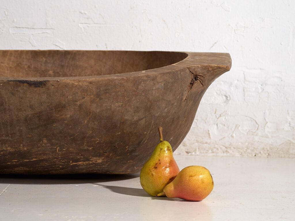 Cuenco de amasar harina antiguo (c.1900) #28