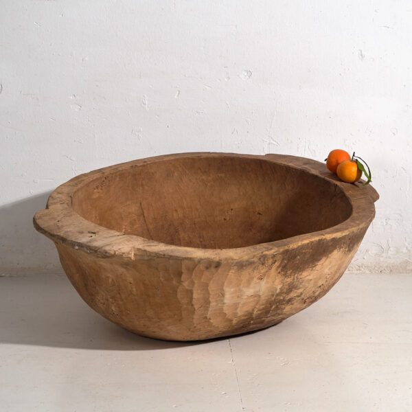 Gran cuenco antiguo de estilo primitivo (c.1900) #3