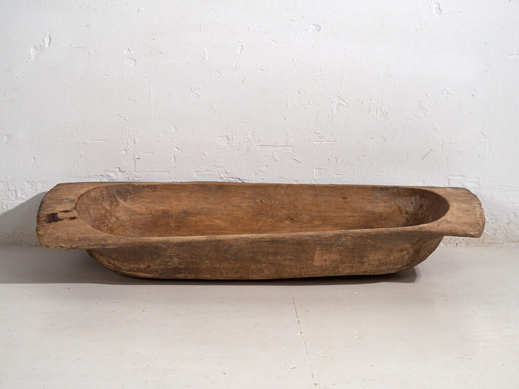 Antique flour kneading bowl (c.1900) #4