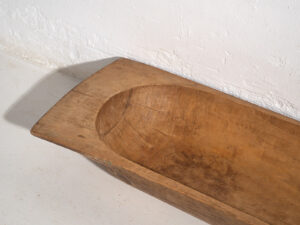 Cuenco ovalado antiguo de estilo primitivo (c.1900) #7