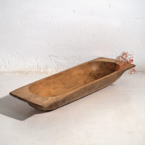 Cuenco ovalado antiguo de estilo primitivo (c.1900) #7