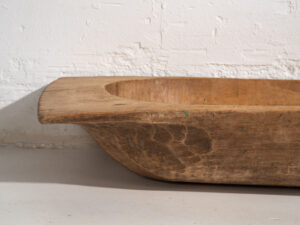 Cuenco ovalado antiguo de estilo primitivo (c.1900) #7