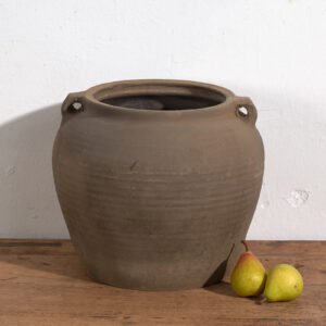 Antiguo jarrón con asas de estilo wabi sabi (c.1900) #17