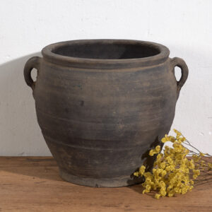 Antiguo jarrón gris con asas (c.1900) #19