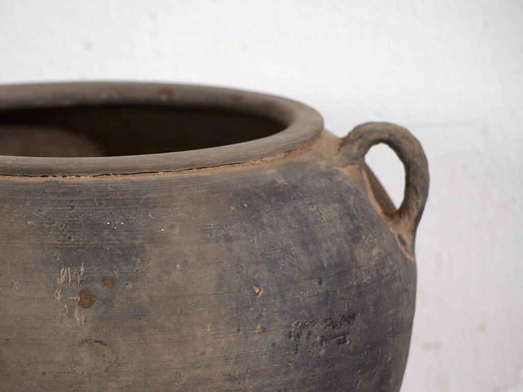 Antigua vasija de color gris (c.1900) #21