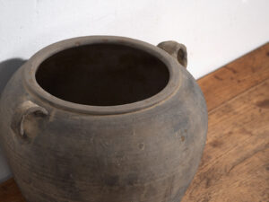 Antigua vasija de color gris (c.1900) #21