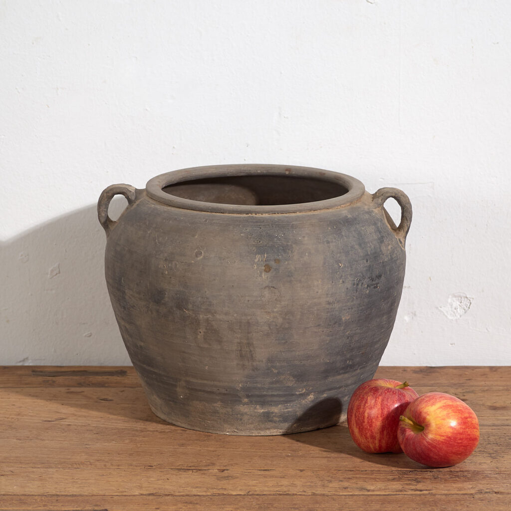 Antigua vasija de color gris (c.1900) #21