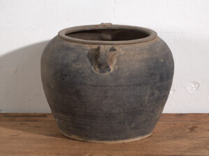 Antigua vasija de color gris (c.1900) #21