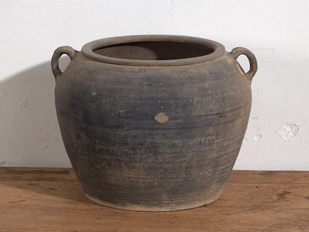 Antigua vasija de color gris (c.1900) #21