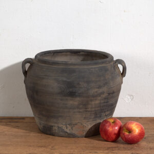 Jarrón de cerámica antiguo (c.1900) #23