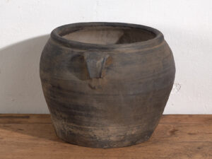 Jarrón de cerámica antiguo (c.1900) #23