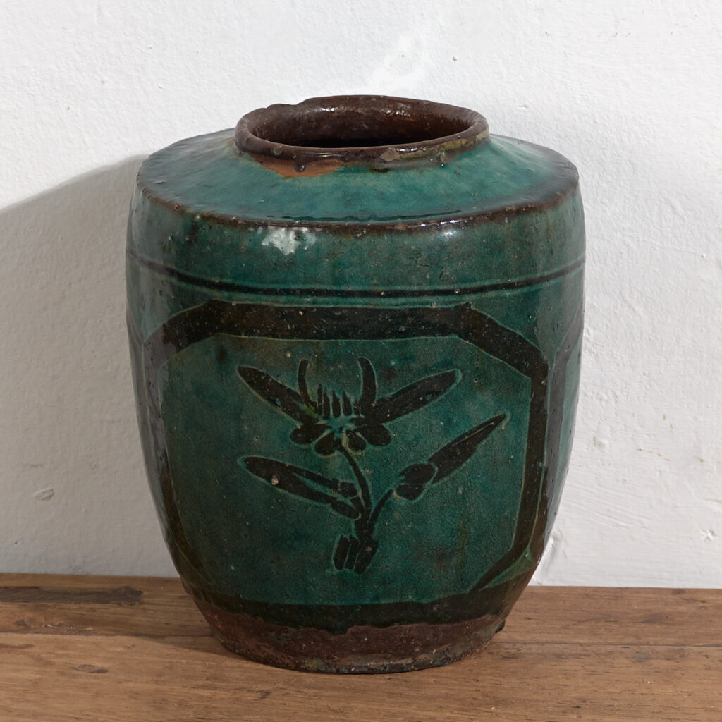 Antique green vase (c.1820) #24